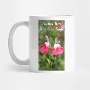 Pucker Up! Hot Lips Sage Design for Tee Shirt Mug